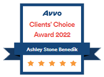 Avvo | Clients' Choice Award 2022 | Ashley Stone Benedik | 5 Star
